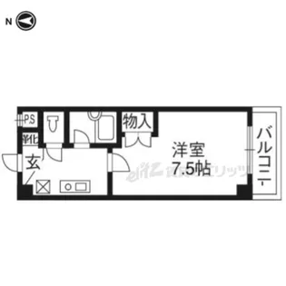 キャピタルロニート【303号室】の間取り