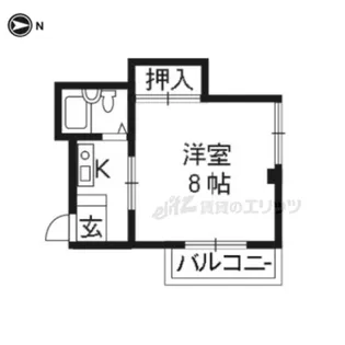 アーバン出町【302号室】の間取り