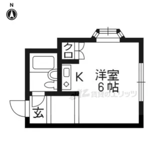 コーポ上原【205号室】の間取り
