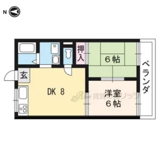 メゾン・ド・マックA【105号室】の間取り