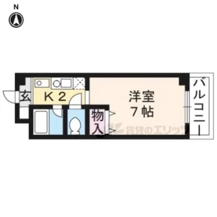 Slumbers Village【3階】の間取り