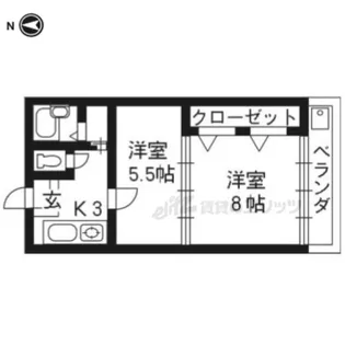 リ・ミラリオ【202号室】の間取り