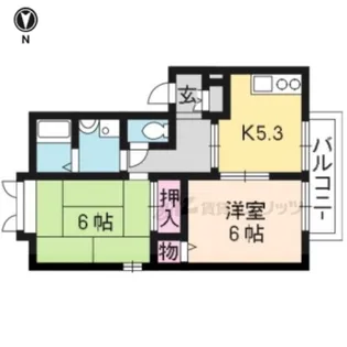 びれっじきさらぎ?【2階】の間取り