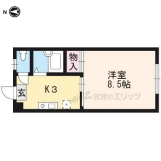 高橋ビル【5-A号室】の間取り