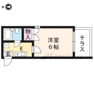 ラ・シャンブル【203号室】の間取り