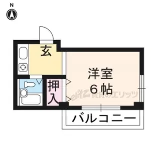 CASA22【405号室】の間取り