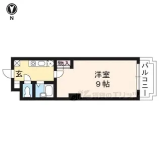 ヴィラ西院【506号室】の間取り