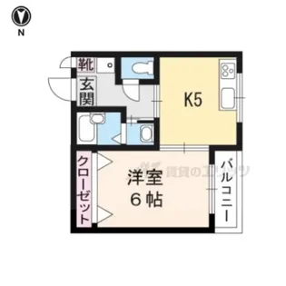 グランドゥール廣田【3階】の間取り