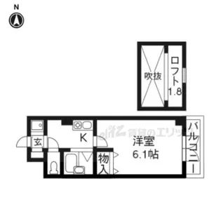 D’s LYRA【5階】の間取り
