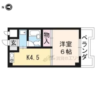 ツーエイトフォービル【302号室】の間取り