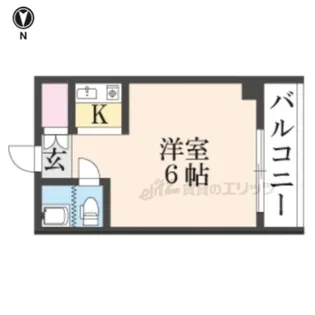 レジナス瀬田【206号室】の間取り