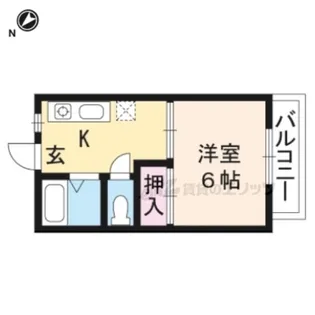 アーバンパレス【2階】の間取り