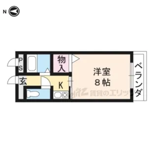 ミラベル竹鼻【1階】の間取り