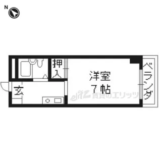 ベルメゾン2番館【203号室】の間取り
