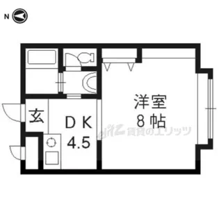 メゾン槙島【202号室】の間取り