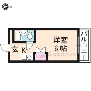 ボーン宇治?号館【1502号室】の間取り