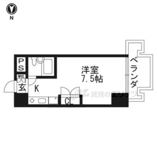 サンヒルズハウス【5階】の間取り