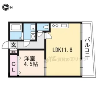 サンサンライフ大久保【B203号室】の間取り