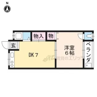 満苑コーポ【305号室】の間取り