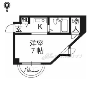 TomoNa【1434号室】の間取り