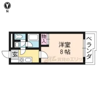 カーサ・ヴェルディ【208号室】の間取り