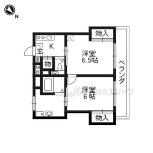アッツエリマンション【308号室】の間取り