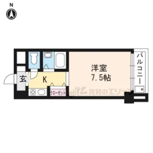 ウエストヒルズ【203号室】の間取り