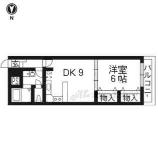 ロイヤルハイツヤマナカ【207号室】の間取り
