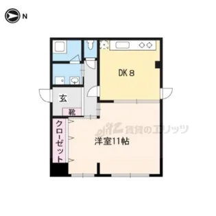天神朝陽マンション【100号室】の間取り
