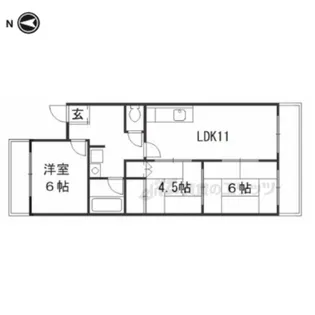 ドルミ高矢【3階】の間取り