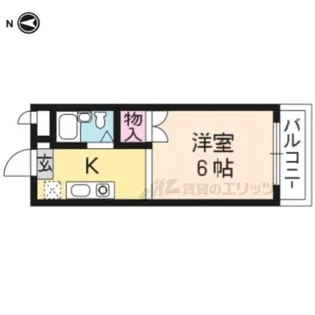 パラドール円町【2階】の間取り