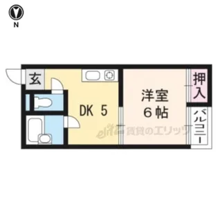 サンシャイン京都【105号室】の間取り