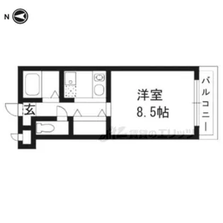 セリバ中久世【2階】の間取り