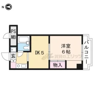 グランパレ【812号室】の間取り