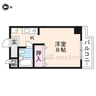 グランパレ【911号室】の間取り