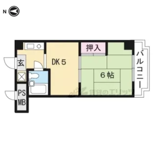 グランパレ【815号室】の間取り