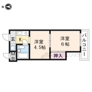 グランパレ【603号室】の間取り