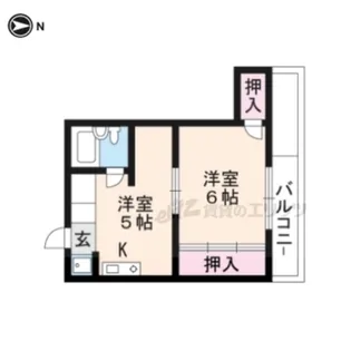 グランパレ【602号室】の間取り