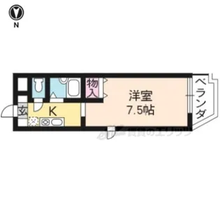 ソレーユコニシ【406号室】の間取り