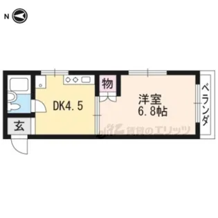 蔦ハイツ【303号室】の間取り