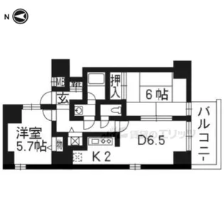 プリムローズ【201号室】の間取り