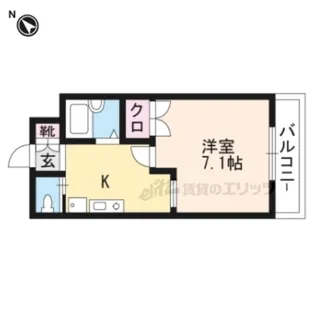 シャンポール【2階】の間取り