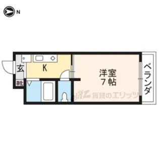 ハイツアボンリー【3-C号室】の間取り