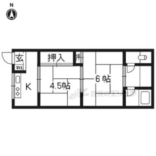 南郷マンション東棟【1階】の間取り