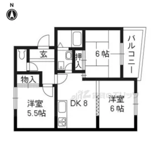 カーサOBATA【3階】の間取り