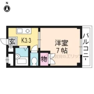 カーサ ソフィア【203号室】の間取り