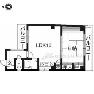 ピュアハイツ井上【203号室】の間取り