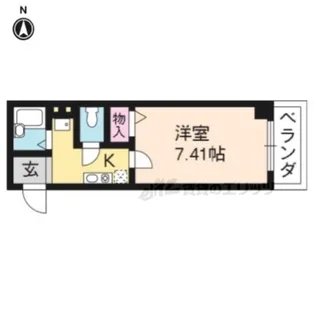 CASA CELESTE【A1-1号室】の間取り