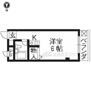 サニーライフ?【405号室】の間取り