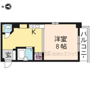 コーポライラック【301号室】の間取り
